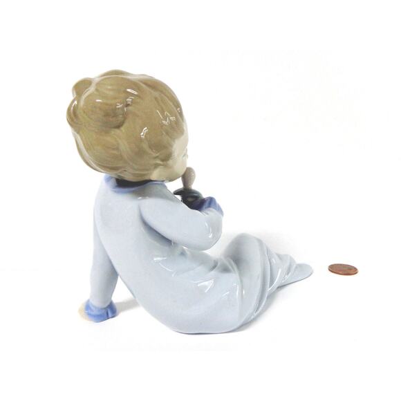 lladro BABY With PACIFIER FIGURINE 8" Child #5099 Porcelain 1980 5th Mark Spain! - Picture 7 of 9